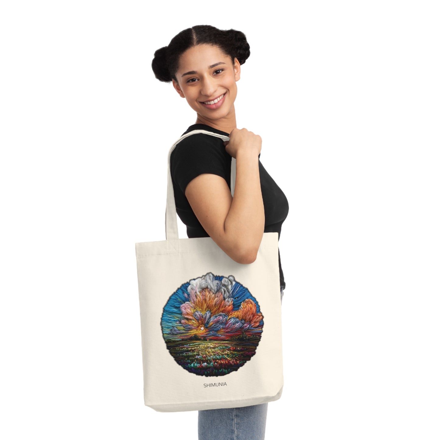 SHIMUNIA Woven Tote Bag (printed)