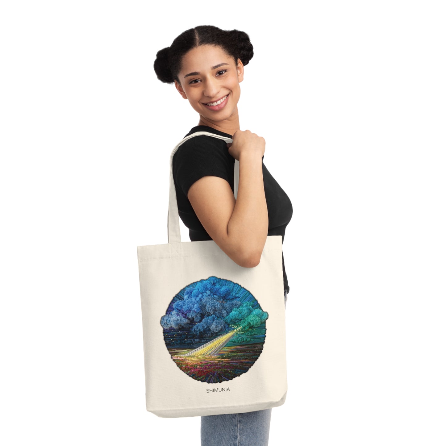 SHIMUNIA Woven Tote Bag (printed)