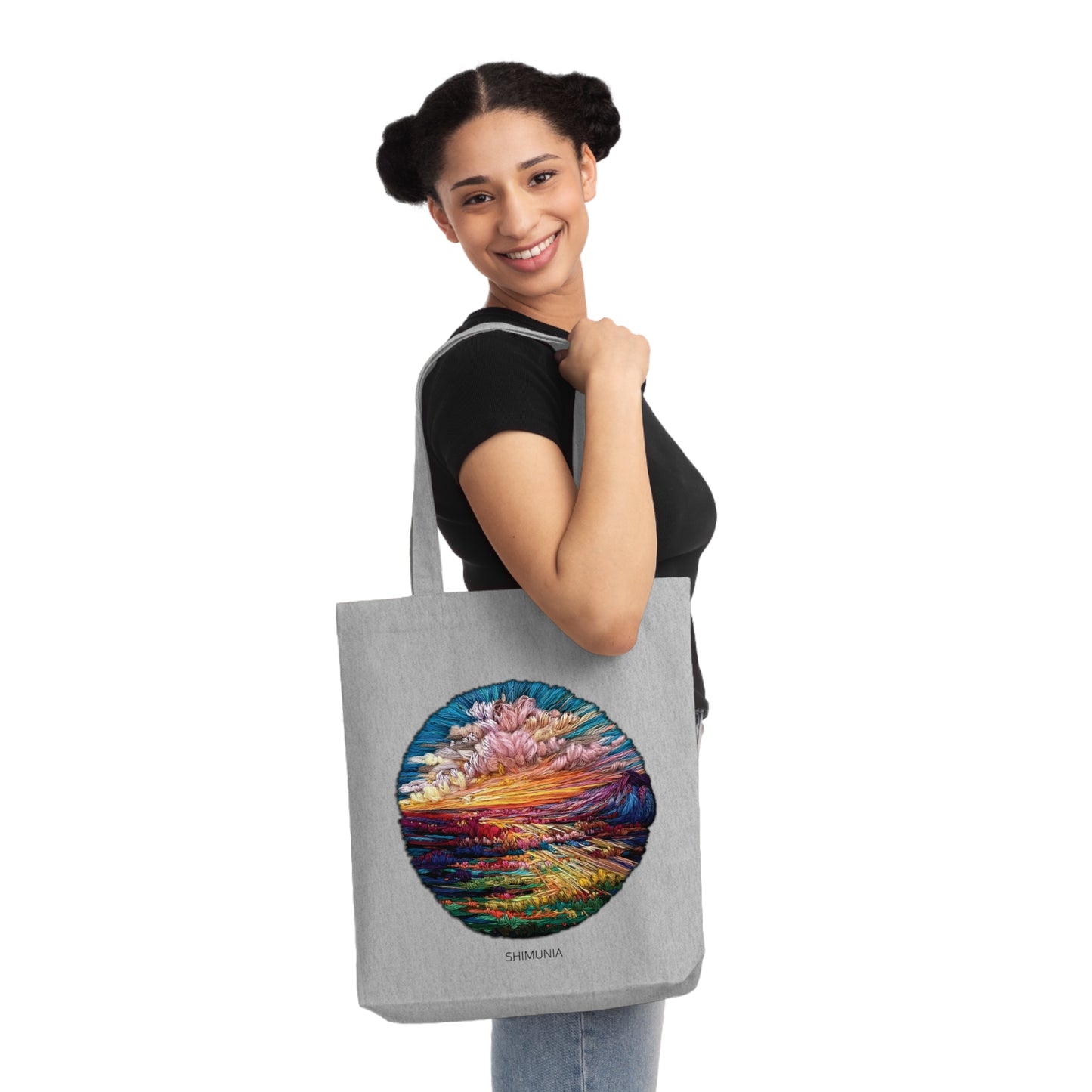 SHIMUNIA Woven Tote Bag (printed)