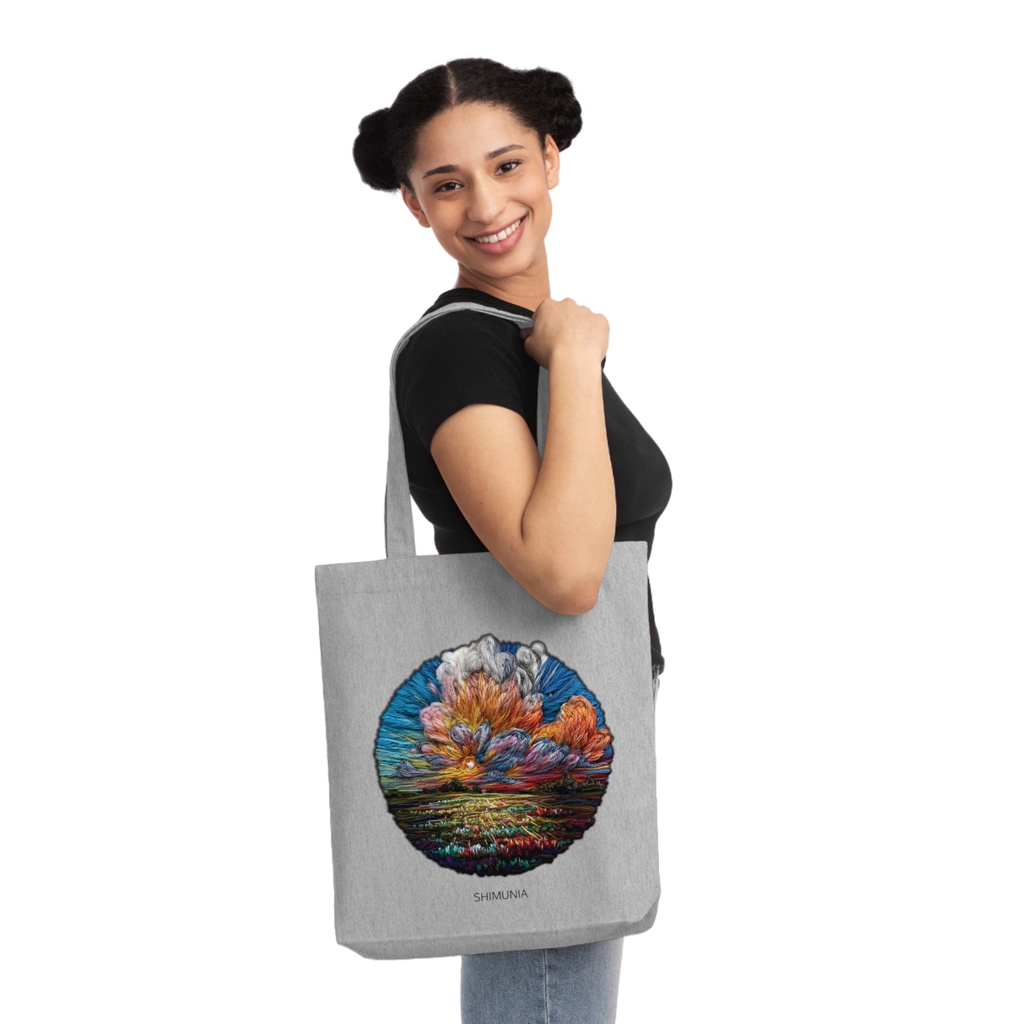 SHIMUNIA Woven Tote Bag (printed)