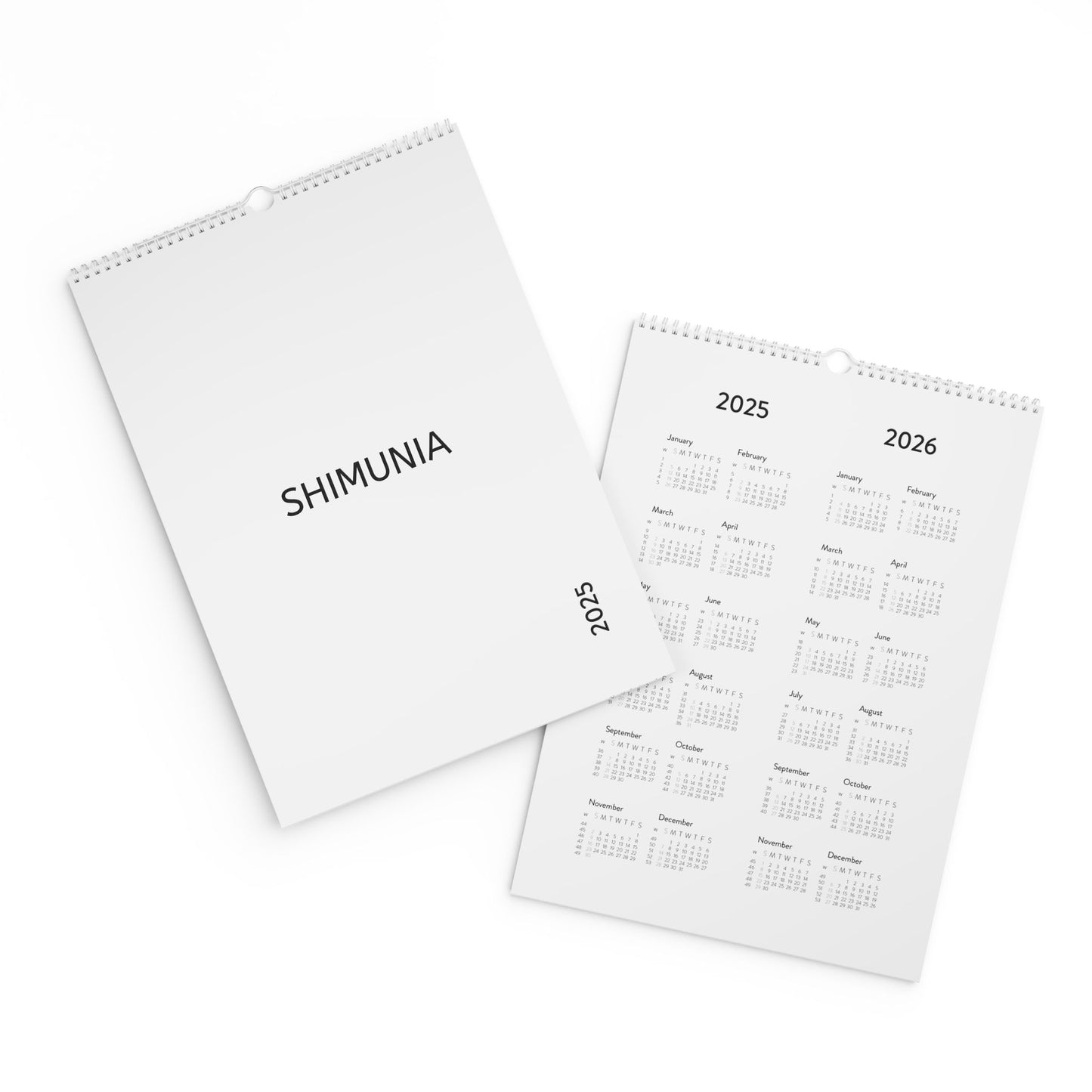 SHIMUNIA Wall Calendar (2025)