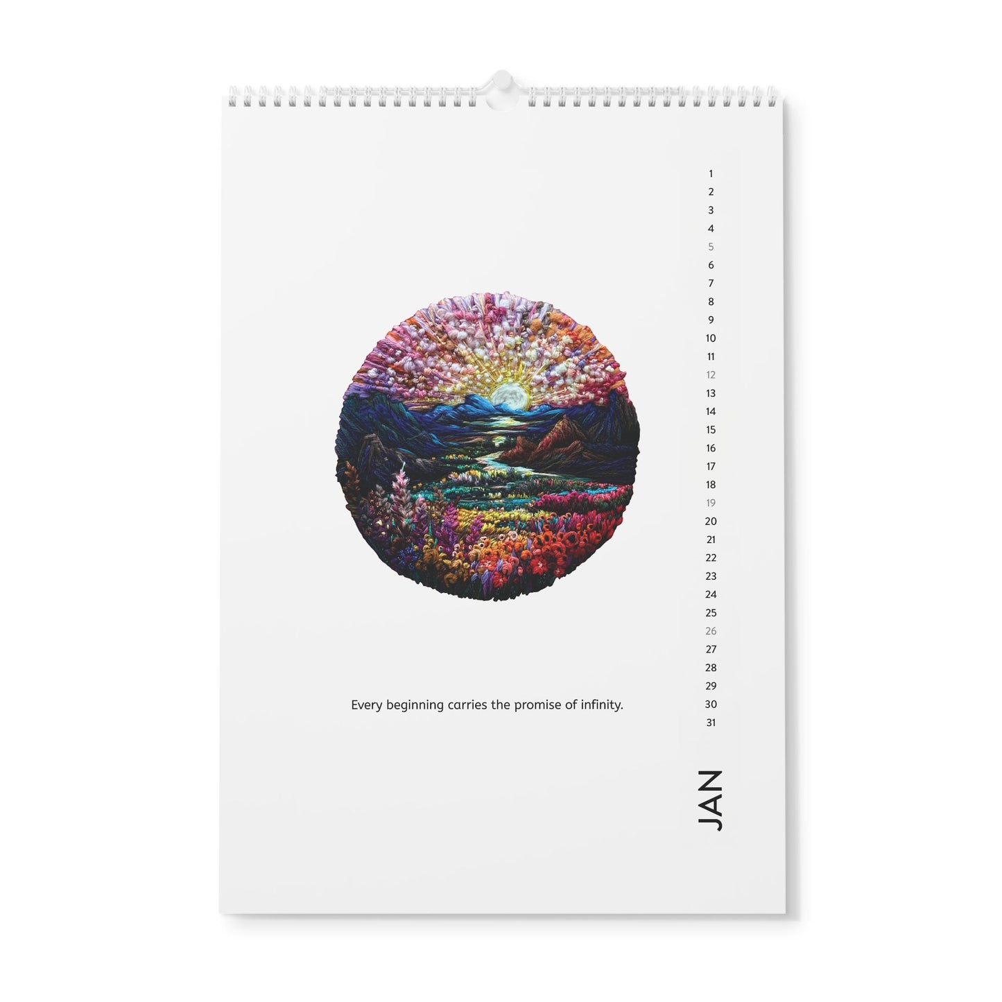 SHIMUNIA Wall Calendar (2025)