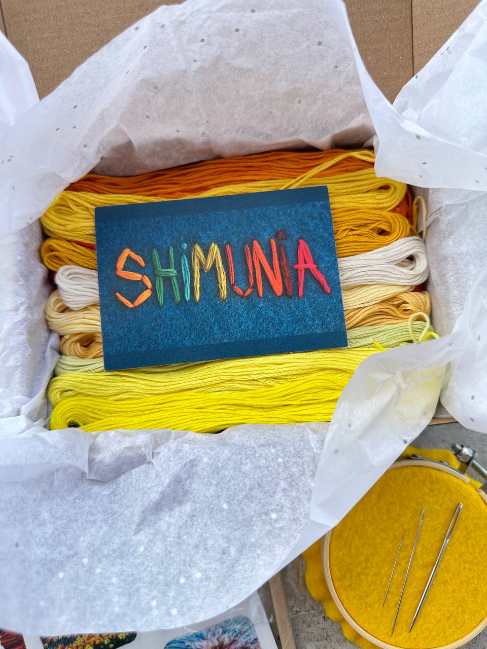 SHIMUNIA Embroidery kit for beginners